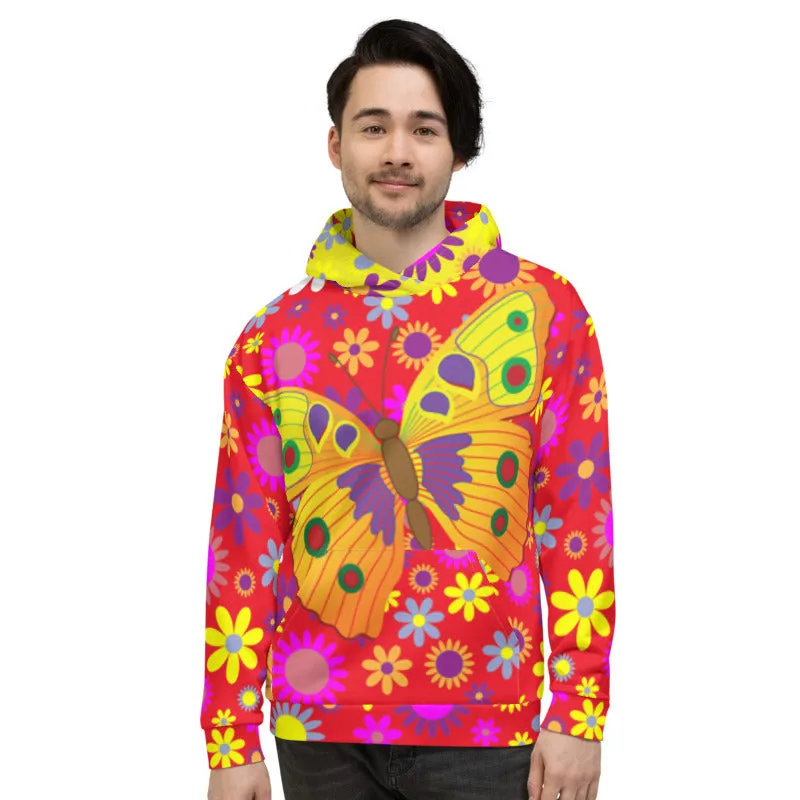 Cheery-o Butterfly Silk Hoody