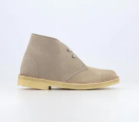 Clarks Originals Desert Boots for Women - Sand Suede.