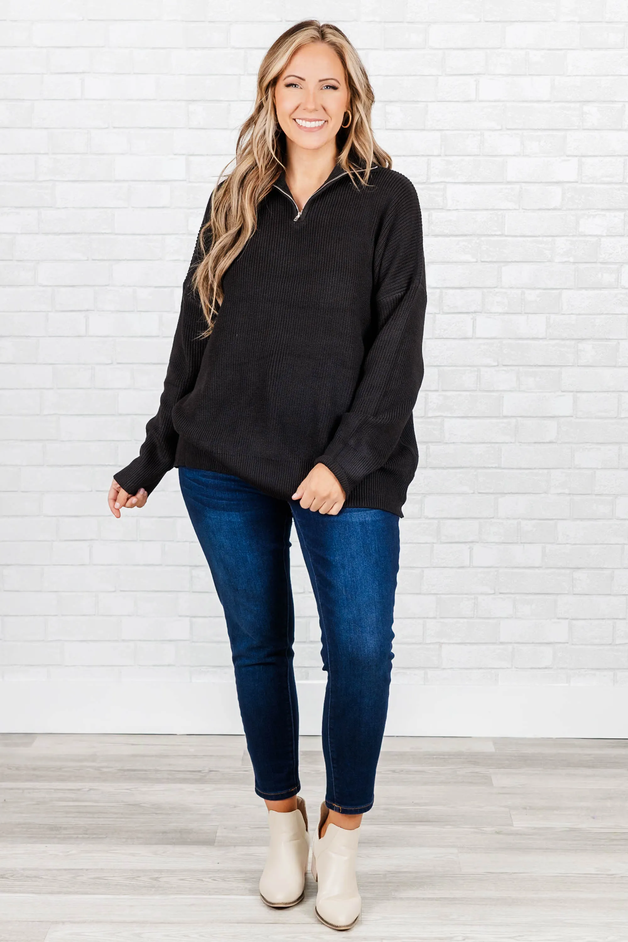 Colder Days Black Pullover