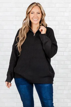 Colder Days Black Pullover