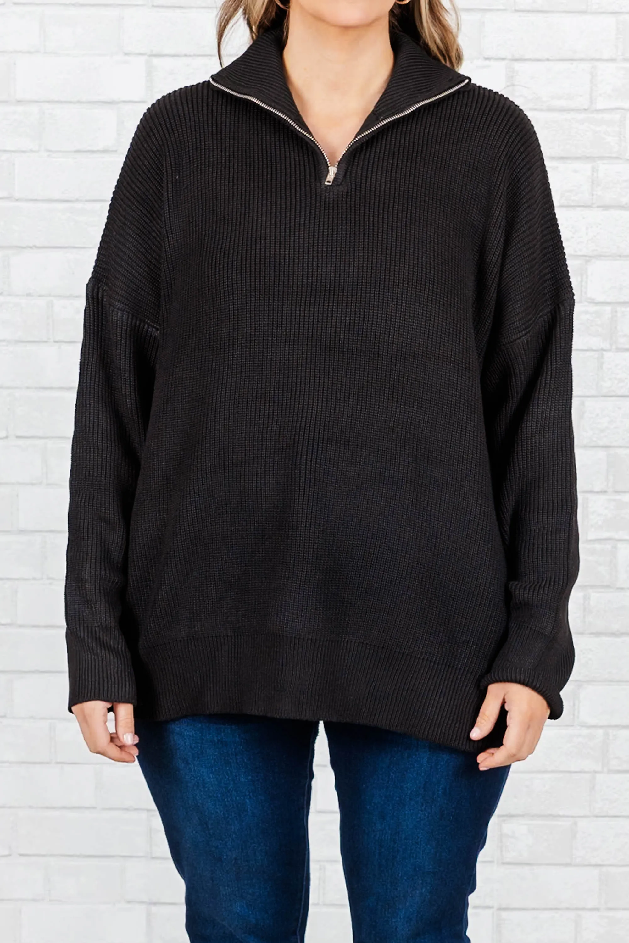 Colder Days Black Pullover