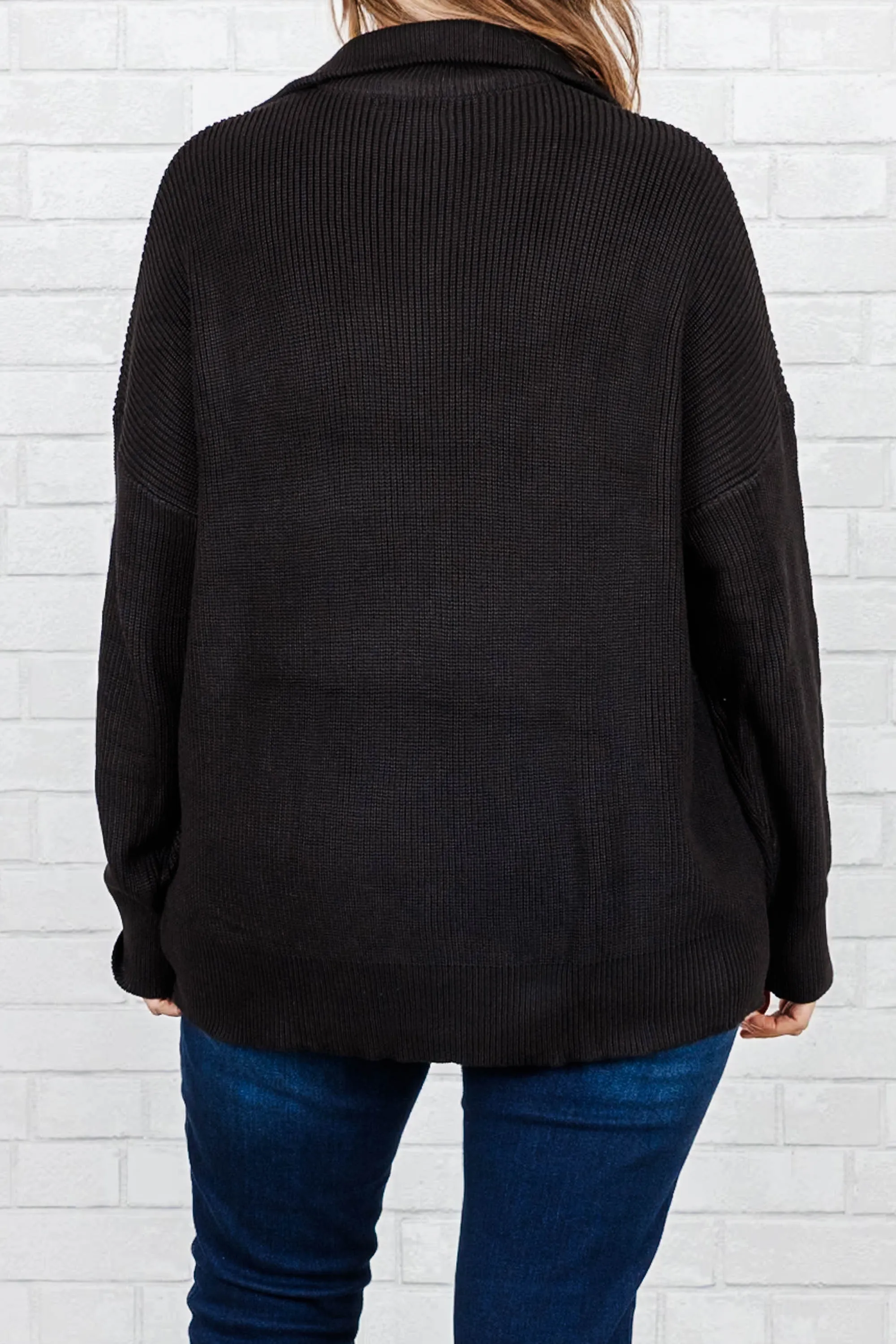 Colder Days Black Pullover