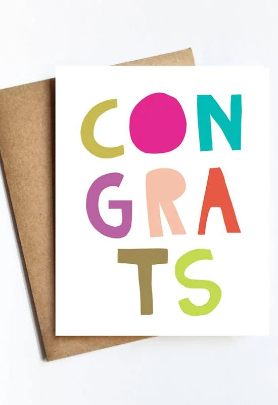 Congratulations Greeting Card