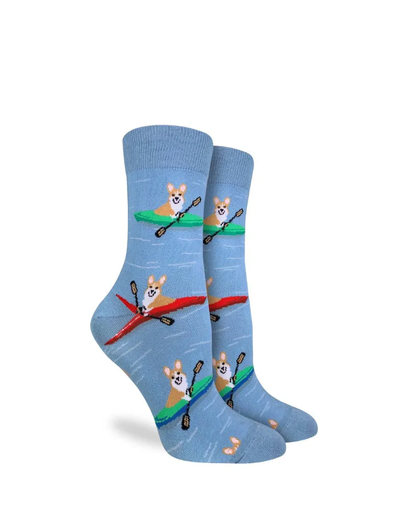 Corgi kayaking socks - Results: Cute and functional corgi-themed socks perfect for kayaking