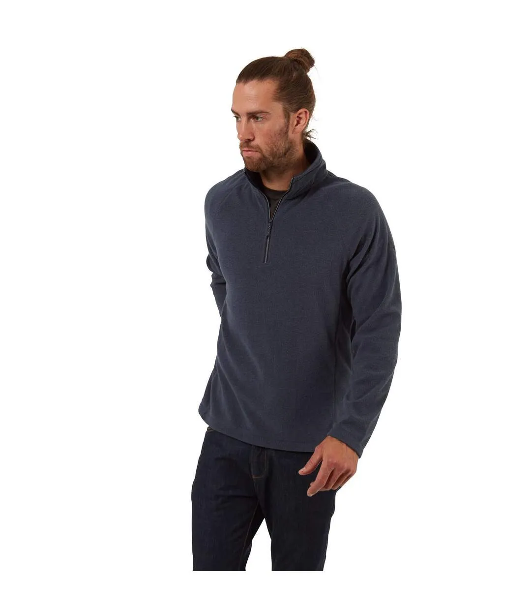 Craghoppers Mens Corey VI Half Zip Fleece Top (Navy Marl) - UTCG1466