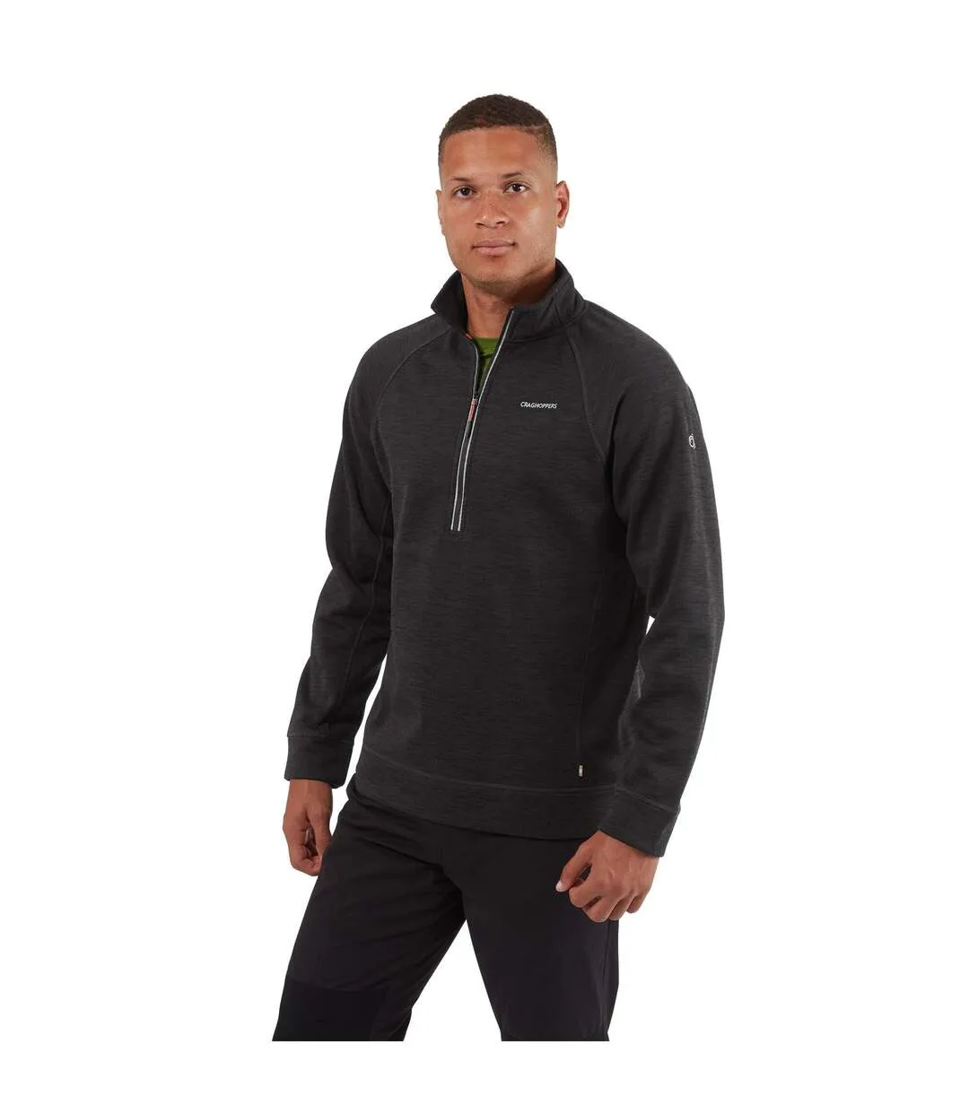 Craghoppers Mens Stromer Half Zip Fleece (Black) - UTCG1325