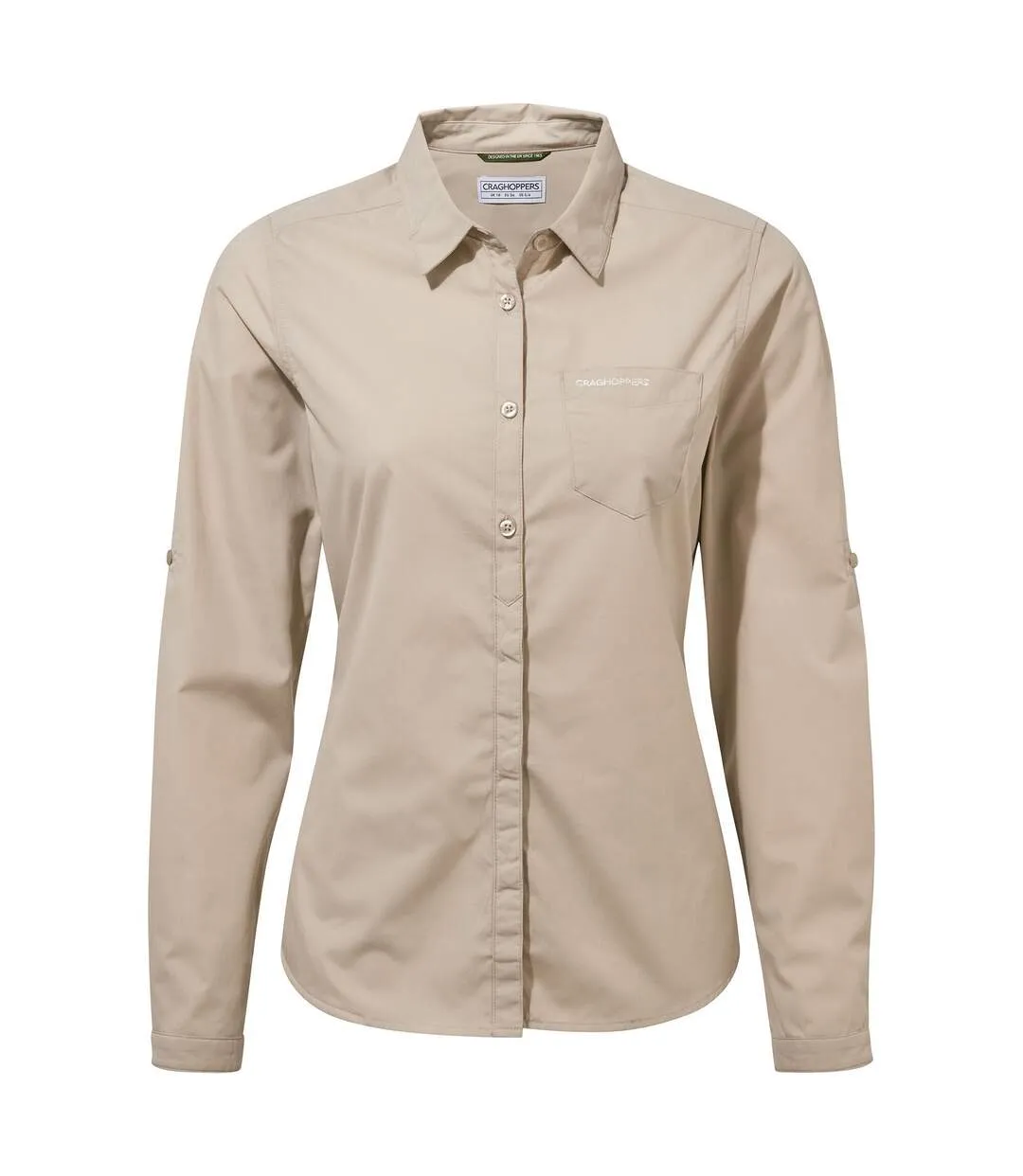 Craghoppers Womens/Ladies Kiwi II Shirt (Desert Sand) - UTCG1698