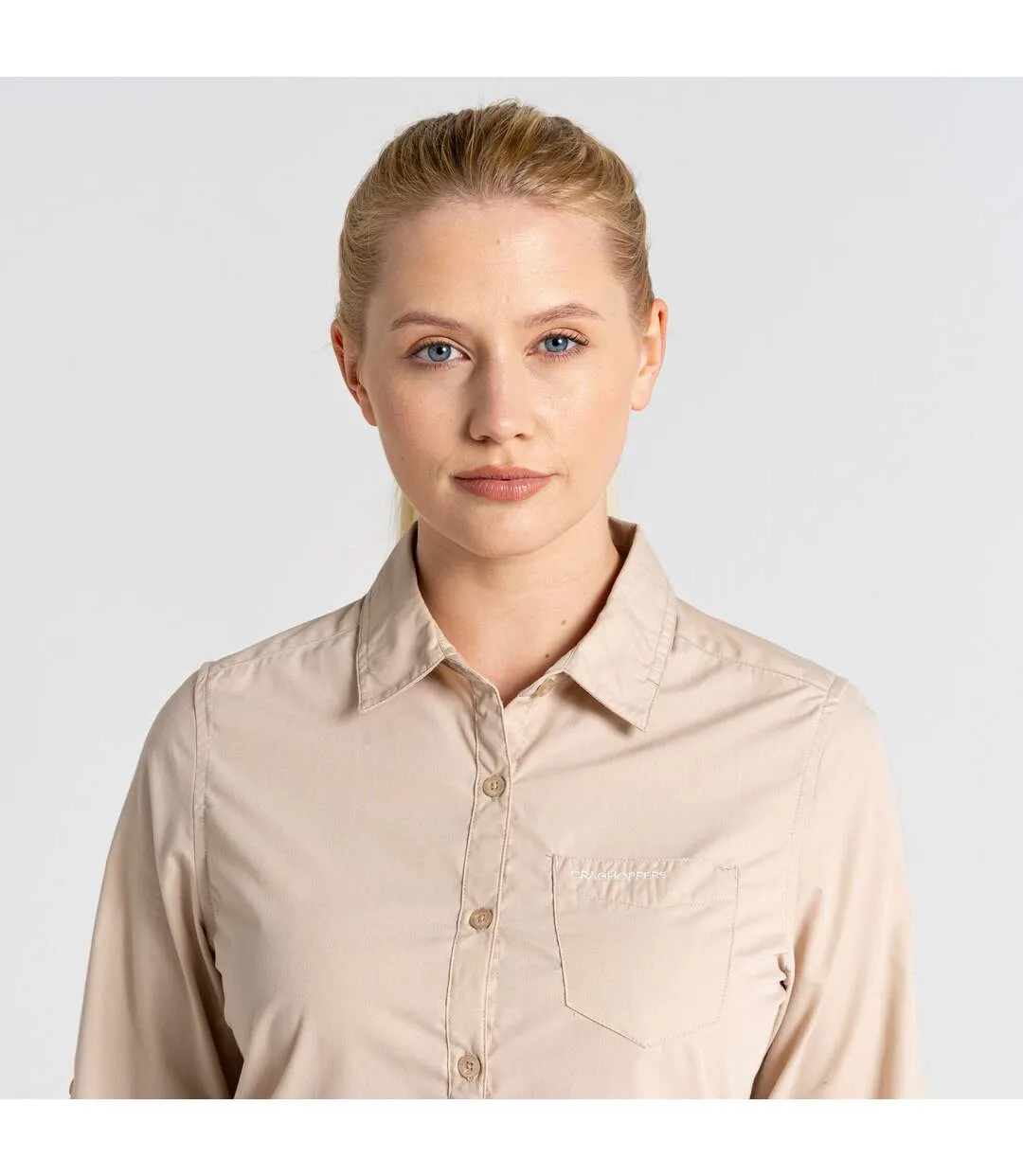 Craghoppers Womens/Ladies Kiwi II Shirt (Desert Sand) - UTCG1698