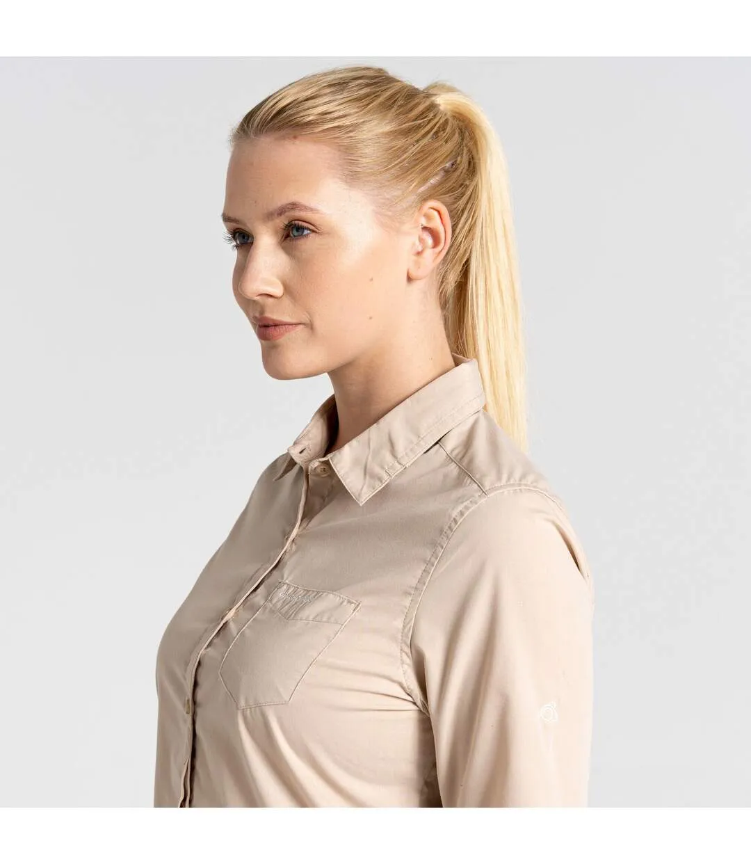 Craghoppers Womens/Ladies Kiwi II Shirt (Desert Sand) - UTCG1698