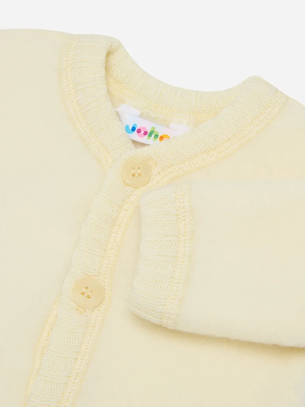 Cream Fleece Cardigan - Best Price & Top Quality