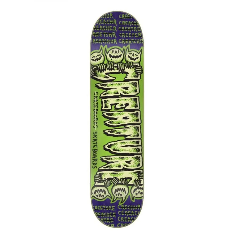 Creature Skateboards Psycho Logo Lg Skateboard Deck 7.75