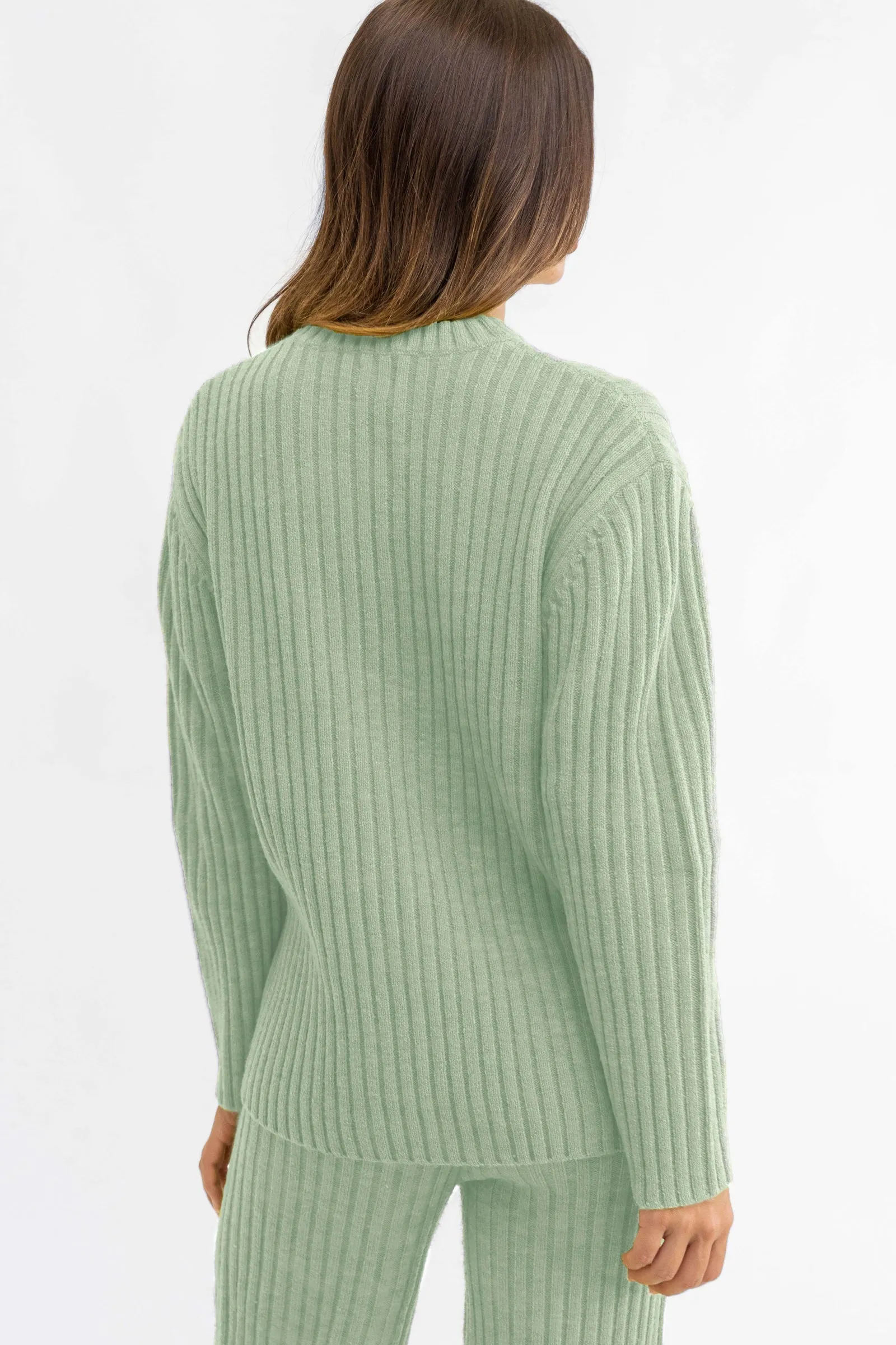 Daisy Knit Sweater Sage