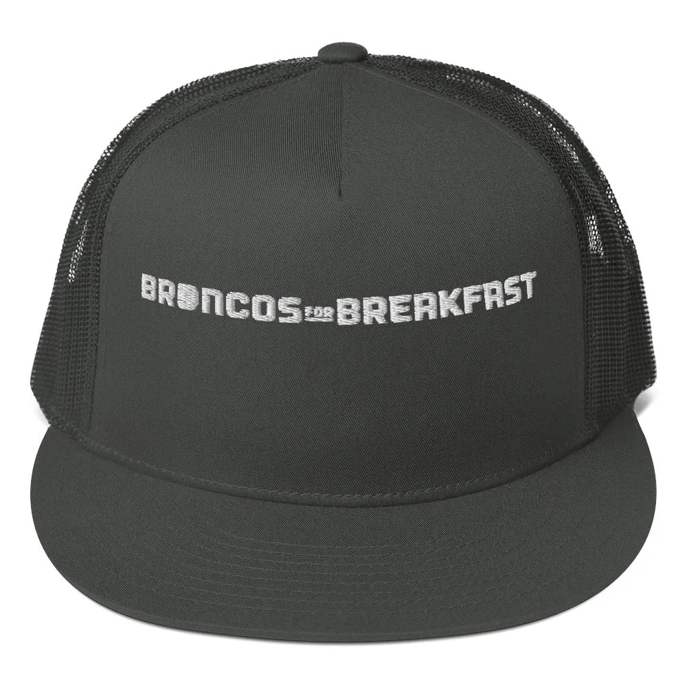 Denver Broncos Trucker Hat for Breakfast