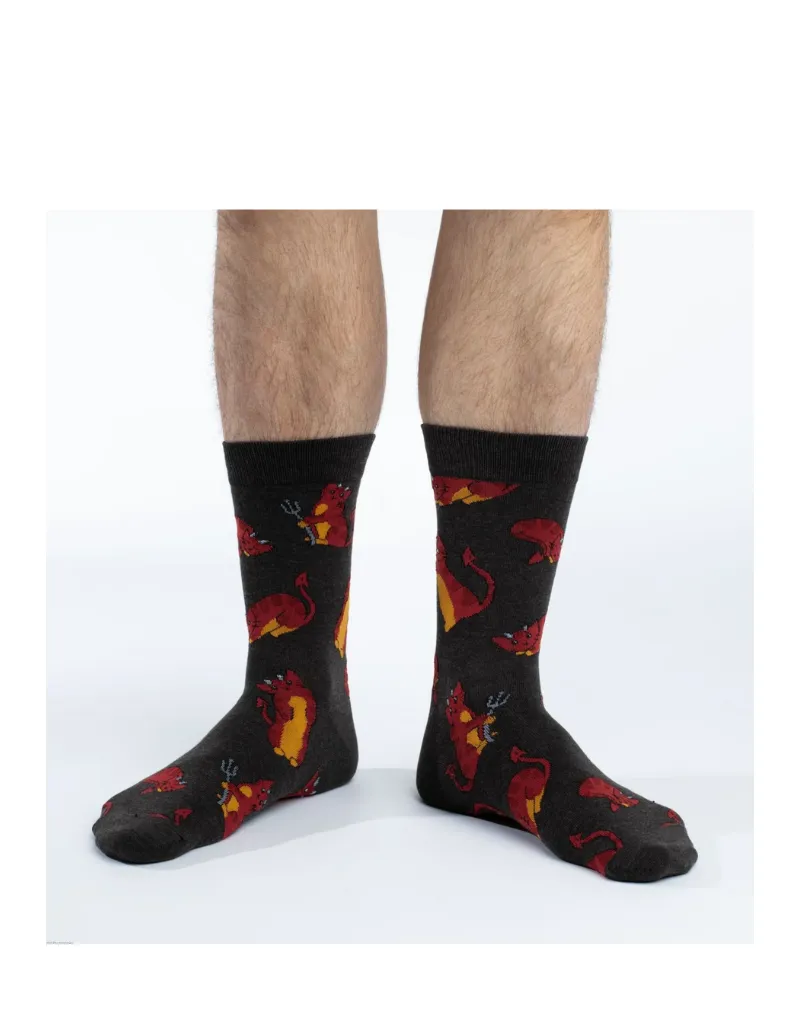 Devil Cat Socks