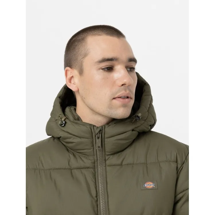 Dickies WALDENBURG Giacca Giubbino Uomo Imbottito Verde Militare