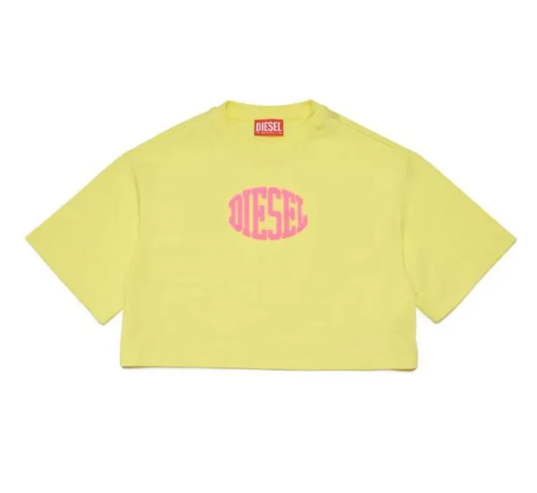 Diesel T-Shirt Logo Yellow