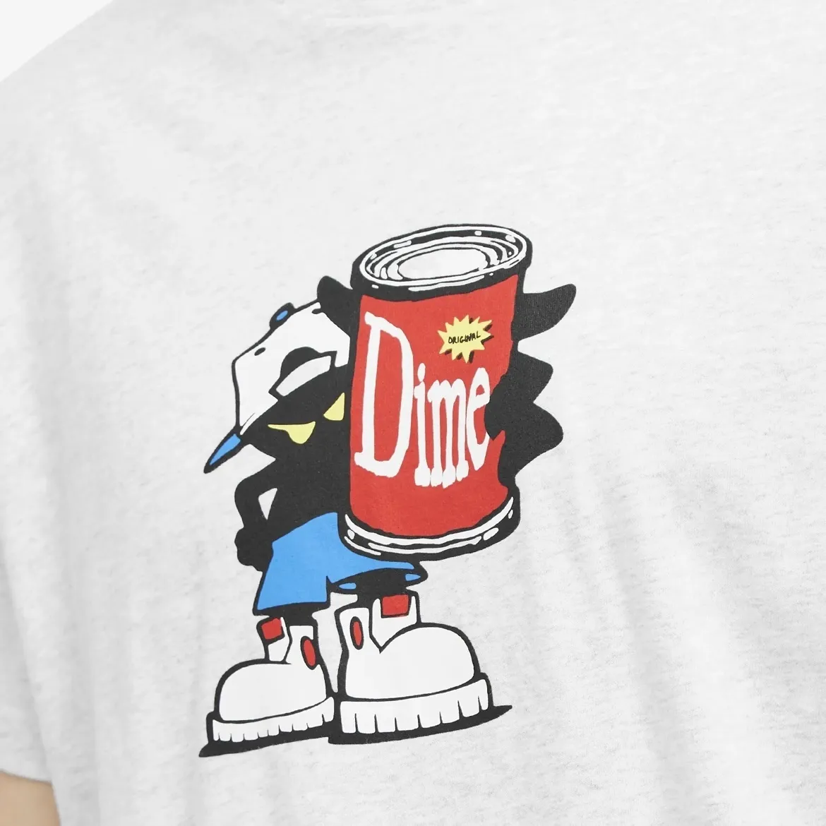 Dime  |Crew Neck Cotton Short Sleeves Logo Skater Style