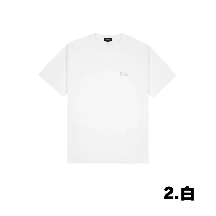 Dime  |Crew Neck Plain Cotton Short Sleeves Logo Skater Style