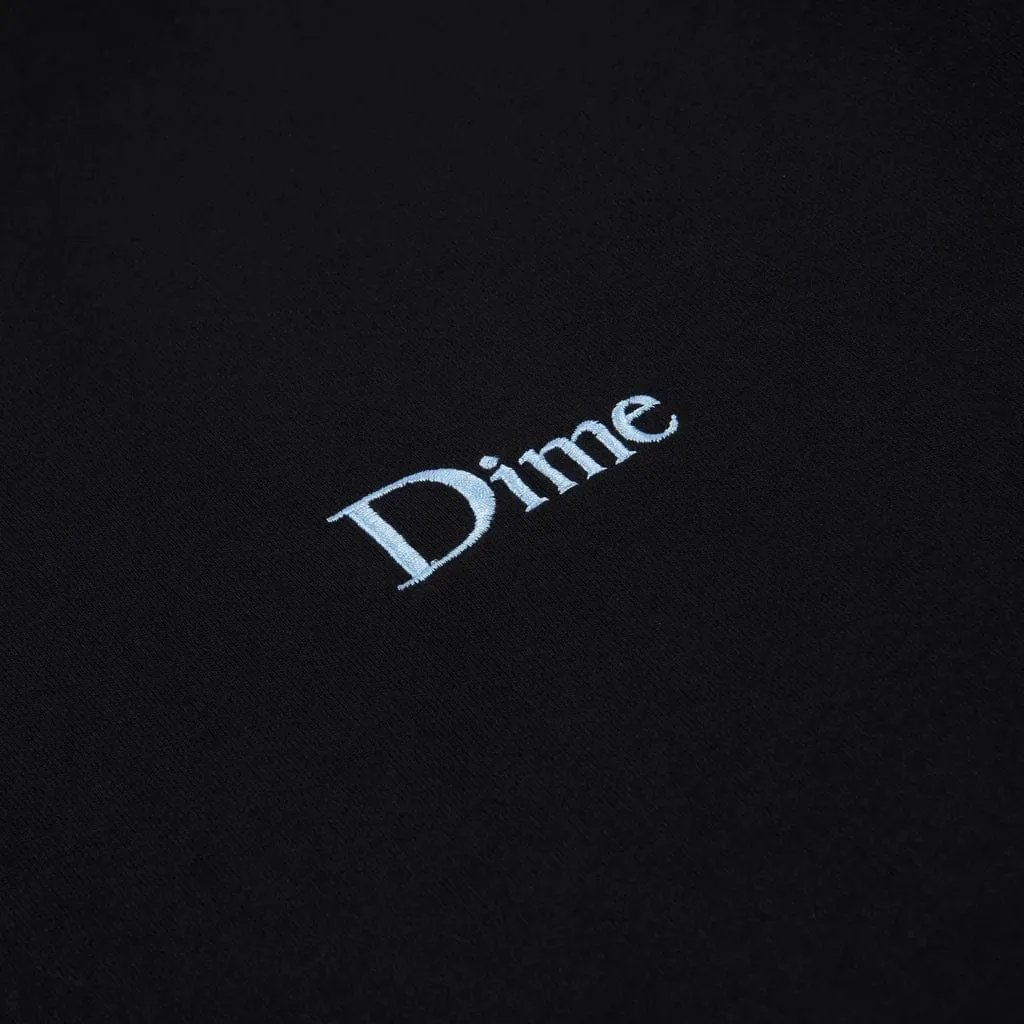 Dime MTL Classic Small Logo T-Shirt Black