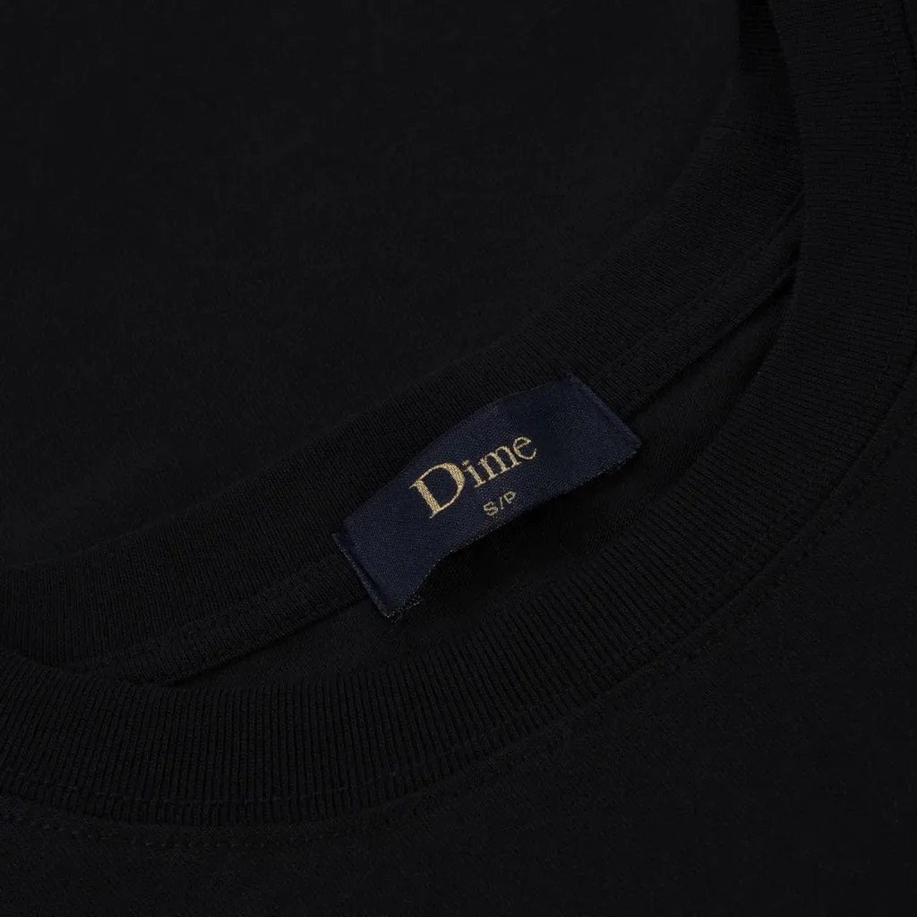 Dime MTL Classic Small Logo T-Shirt Black