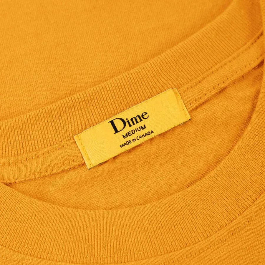 Dime MTL Classic Small Logo T-Shirt Squash