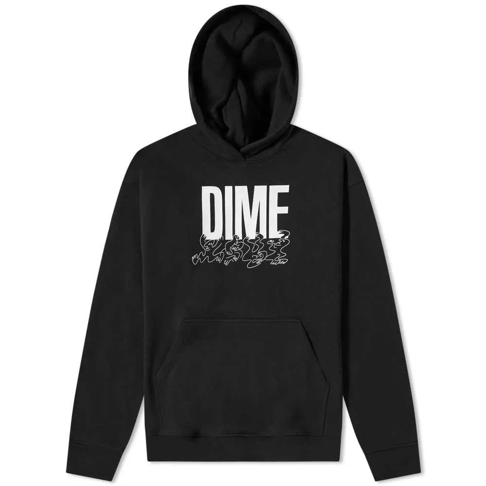 Dime Support HoodyBlack