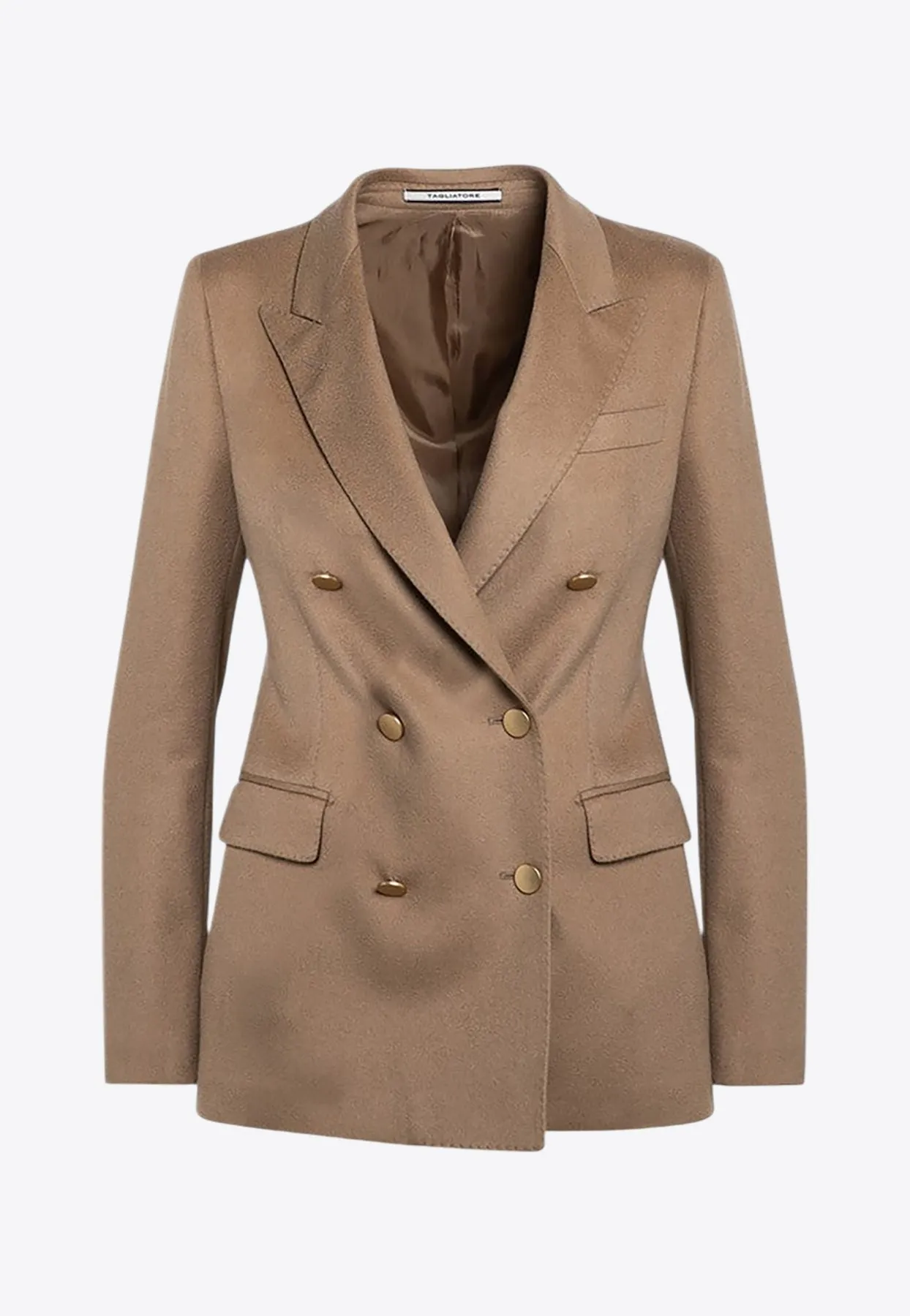 Double-Breasted Cashmere Blazer