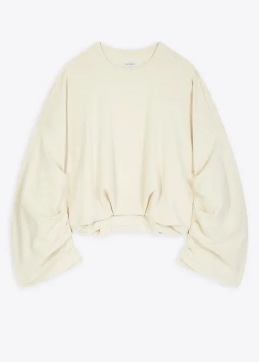 Dries Van Noten  |Draped sweatshirt