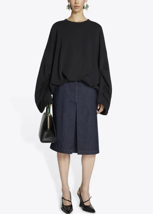 Dries Van Noten  |Draped sweatshirt