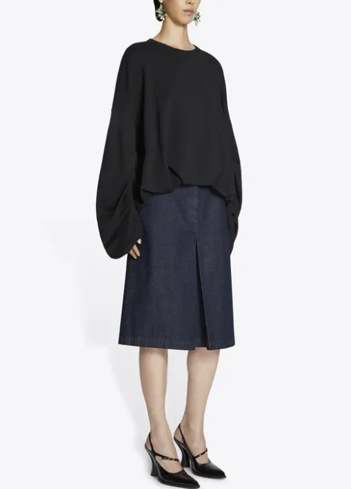 Dries Van Noten  |Draped sweatshirt