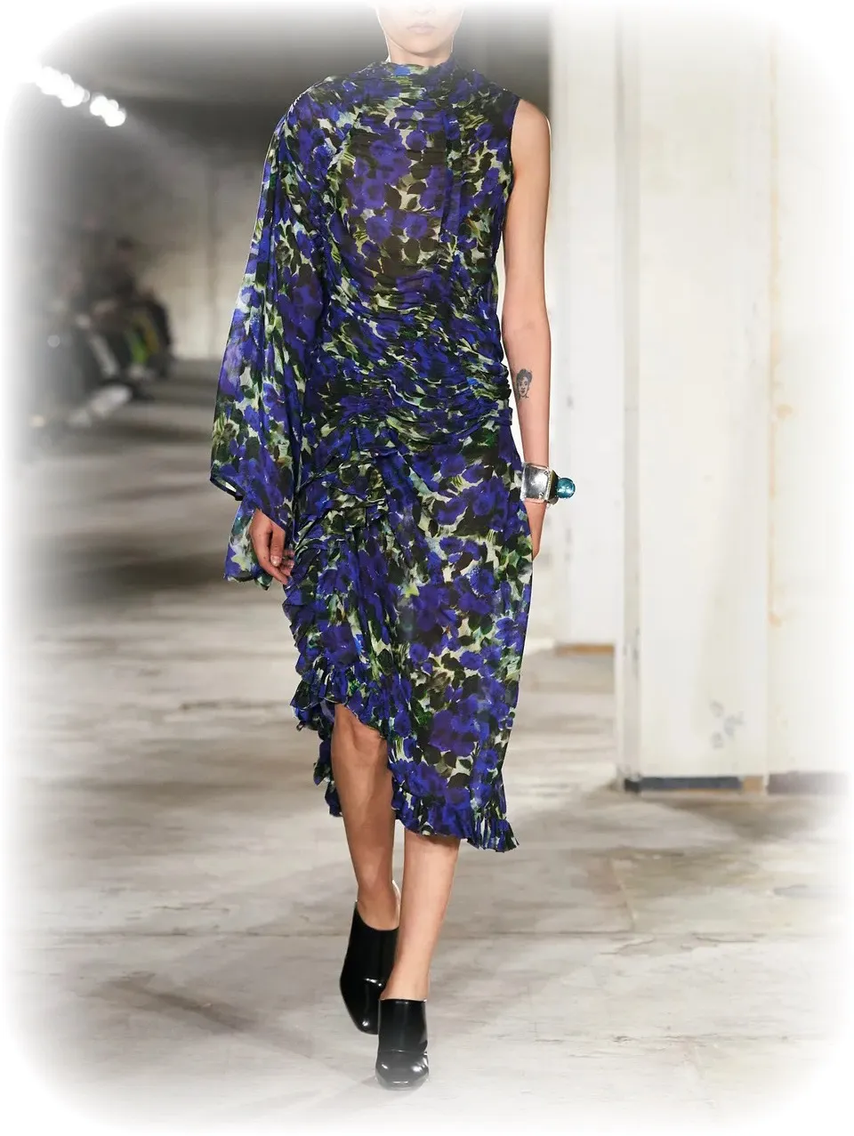 Dries Van Noten  |Flower Patterns Sleeveless Medium Party Style Elegant Style