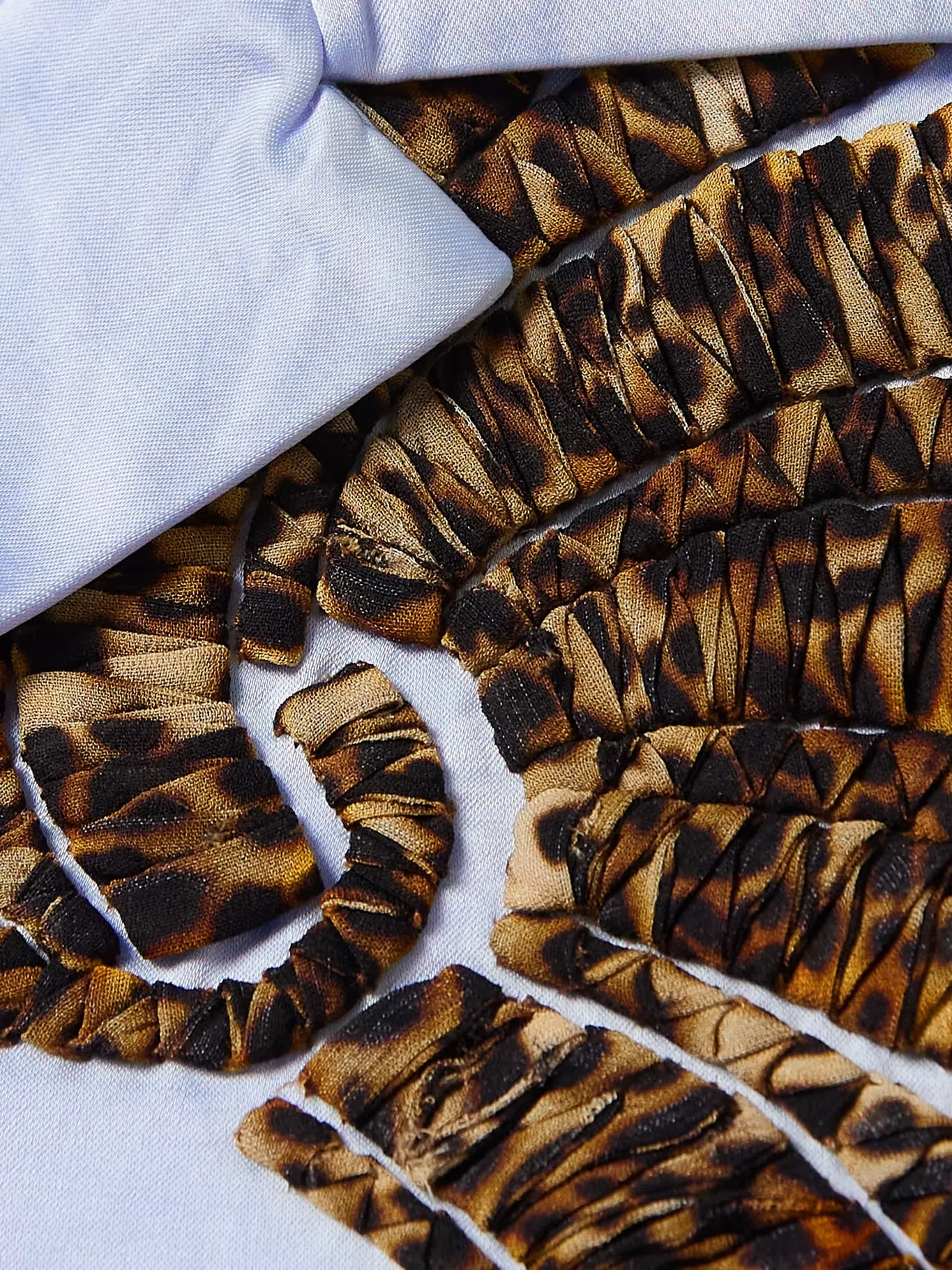 Dries Van Noten  |Leopard Patterns Blended Fabrics Cotton Short Sleeves