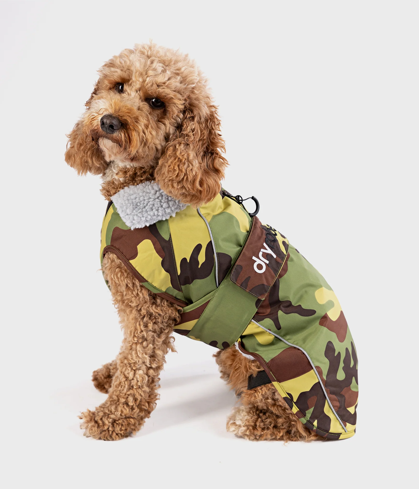 dryrobe Dog - Camo Grey