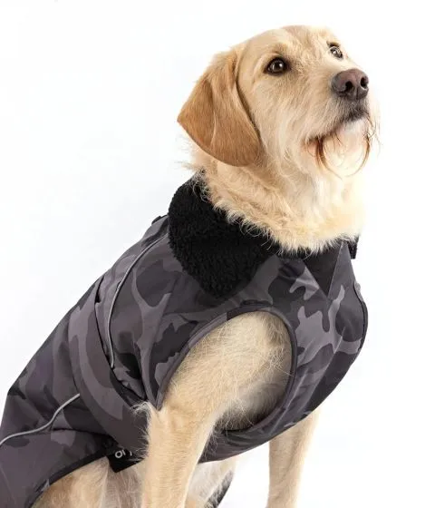 Dryrobe Dog Robe - Black Camo