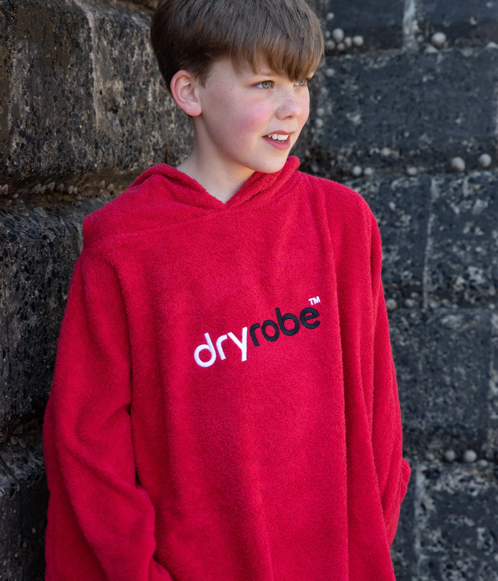 dryrobe Kids Organic Towel dryrobe - Red