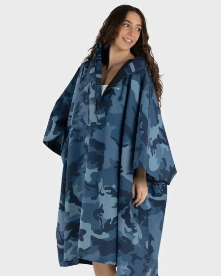 Dryrobe Waterproof Poncho - Blue Camo