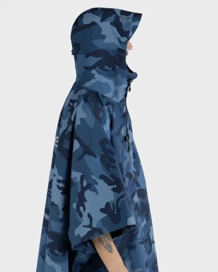 Dryrobe Waterproof Poncho - Blue Camo