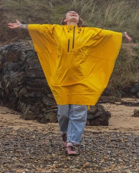 Dryrobe Waterproof Poncho - Yellow