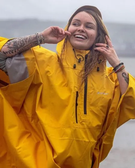 Dryrobe Waterproof Poncho - Yellow