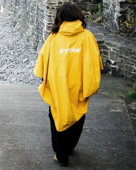 Dryrobe Waterproof Poncho - Yellow