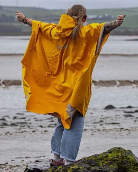 Dryrobe Waterproof Poncho - Yellow