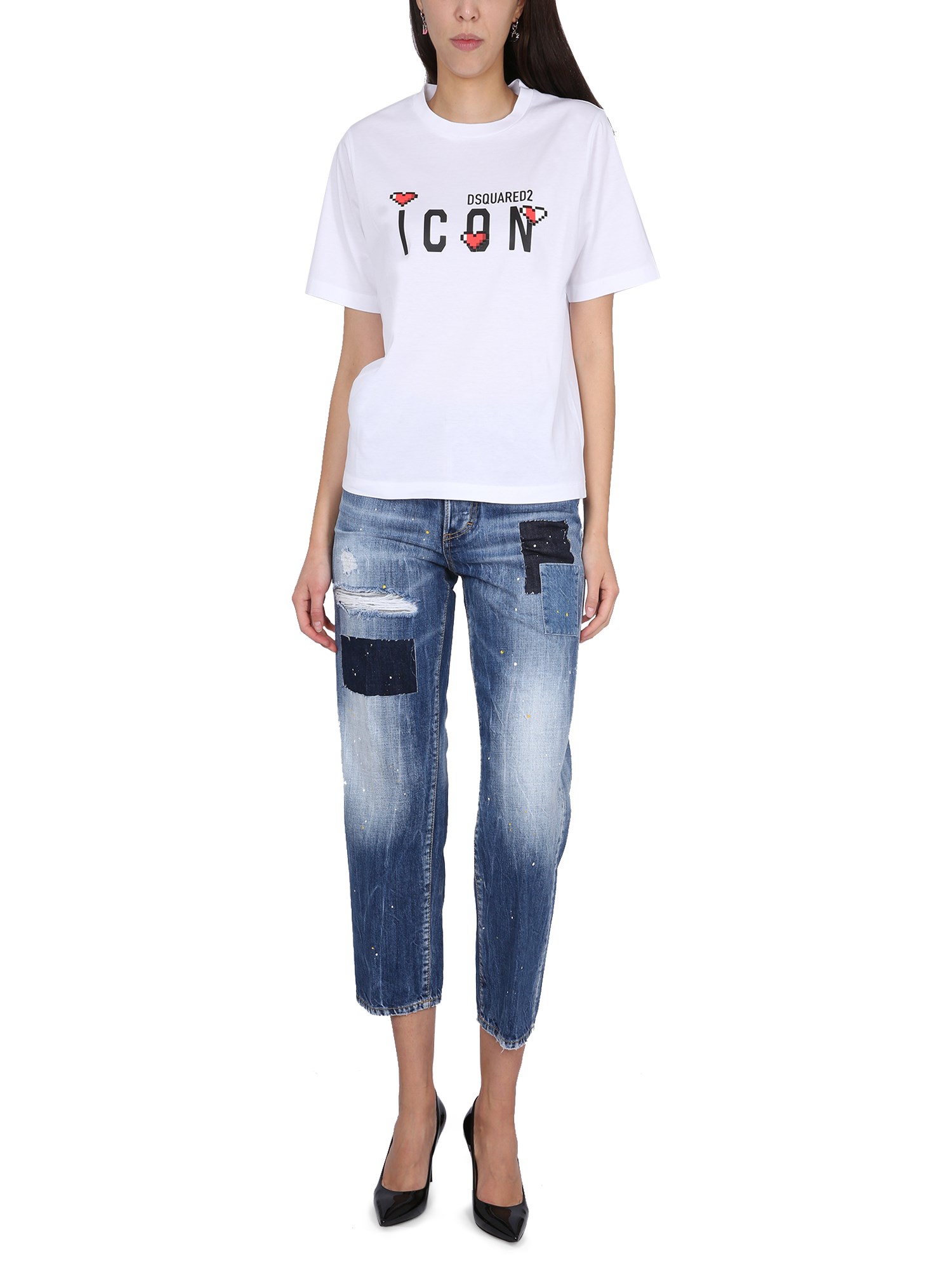 DSQUARED    ICON GAME LOVER T-SHIRT