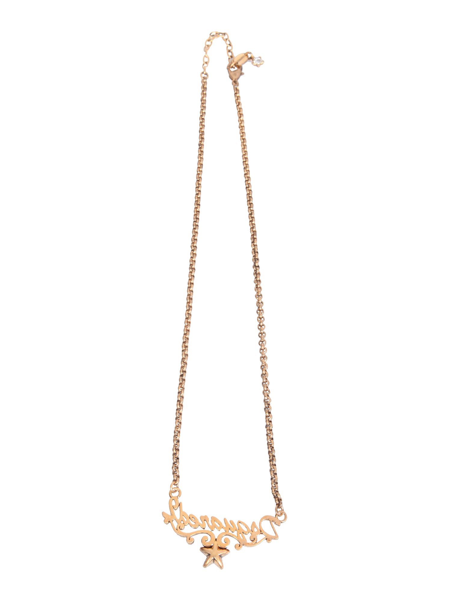 DSQUARED    TWINKLE NECKLACE WITH LOGO