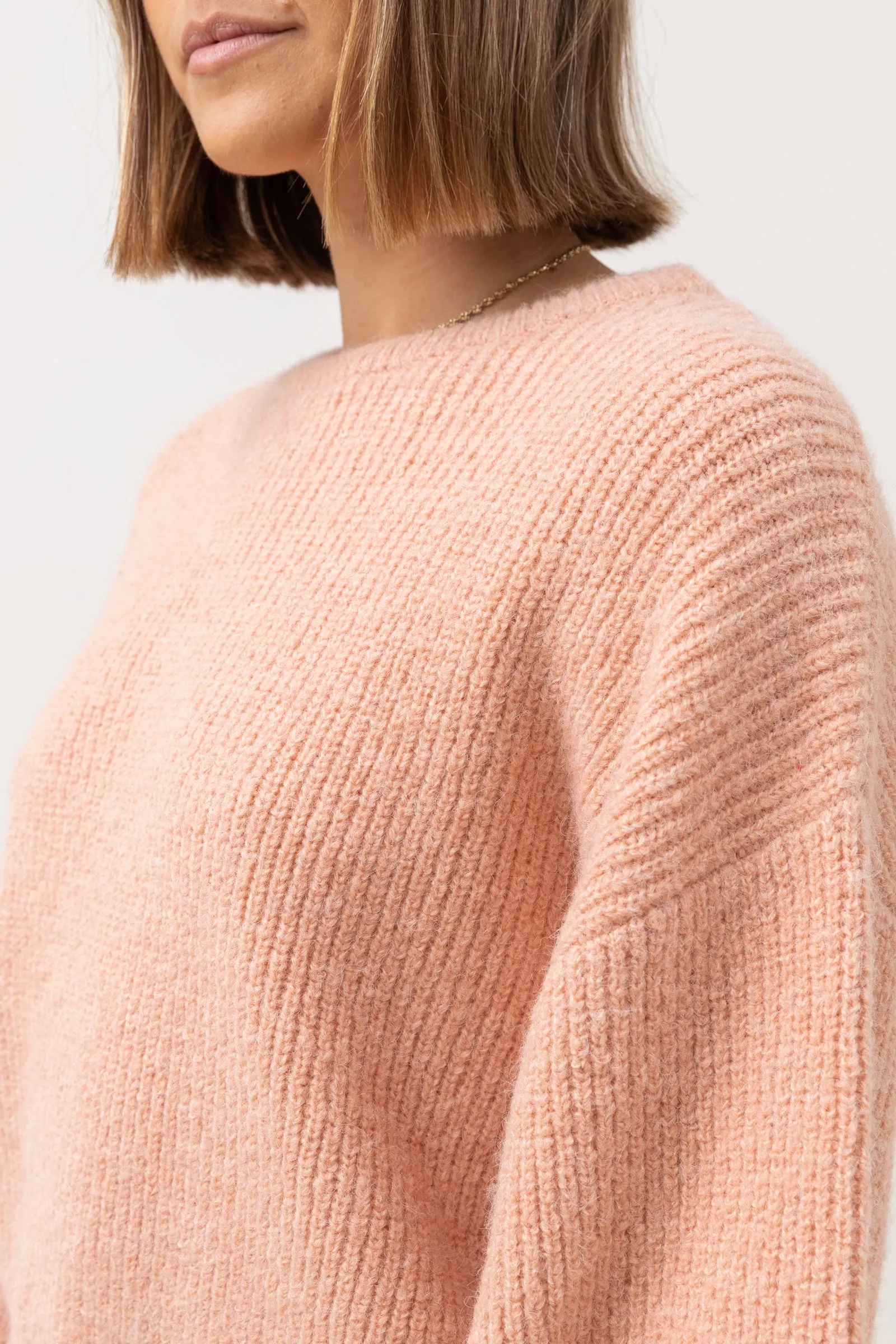 Dusty Pink Somerset Knit Jumper