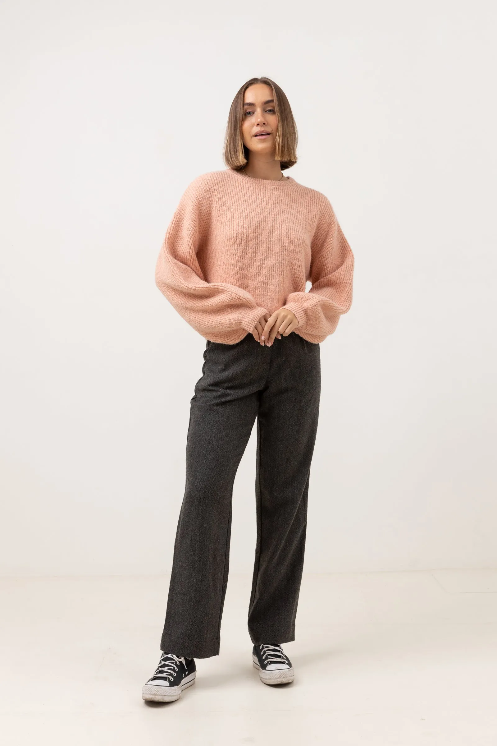 Dusty Pink Somerset Knit Jumper