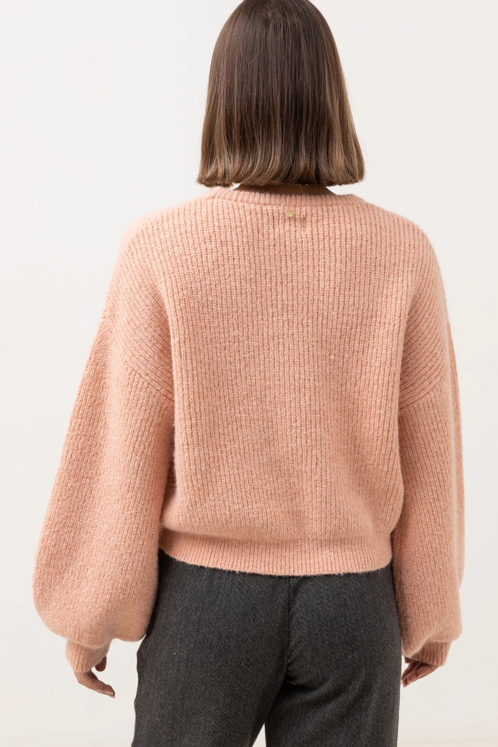 Dusty Pink Somerset Knit Jumper