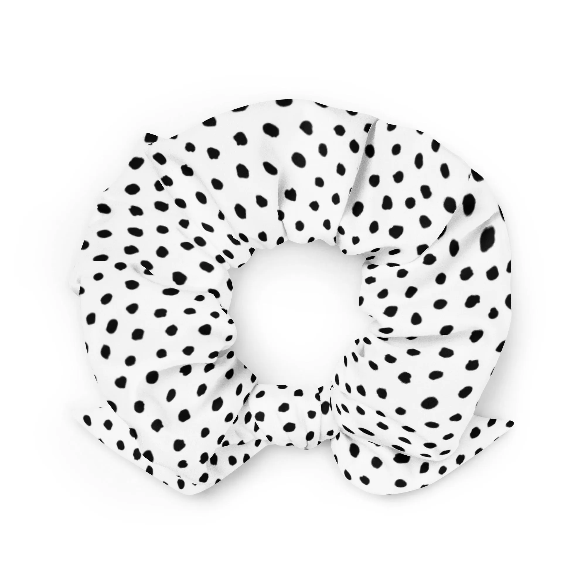 Eco-friendly Scrunchie with Belo Tochki Design - Shop Now.