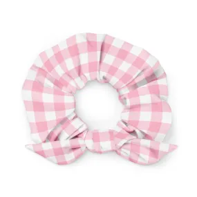 Eco Scrunchie Pink Gingham