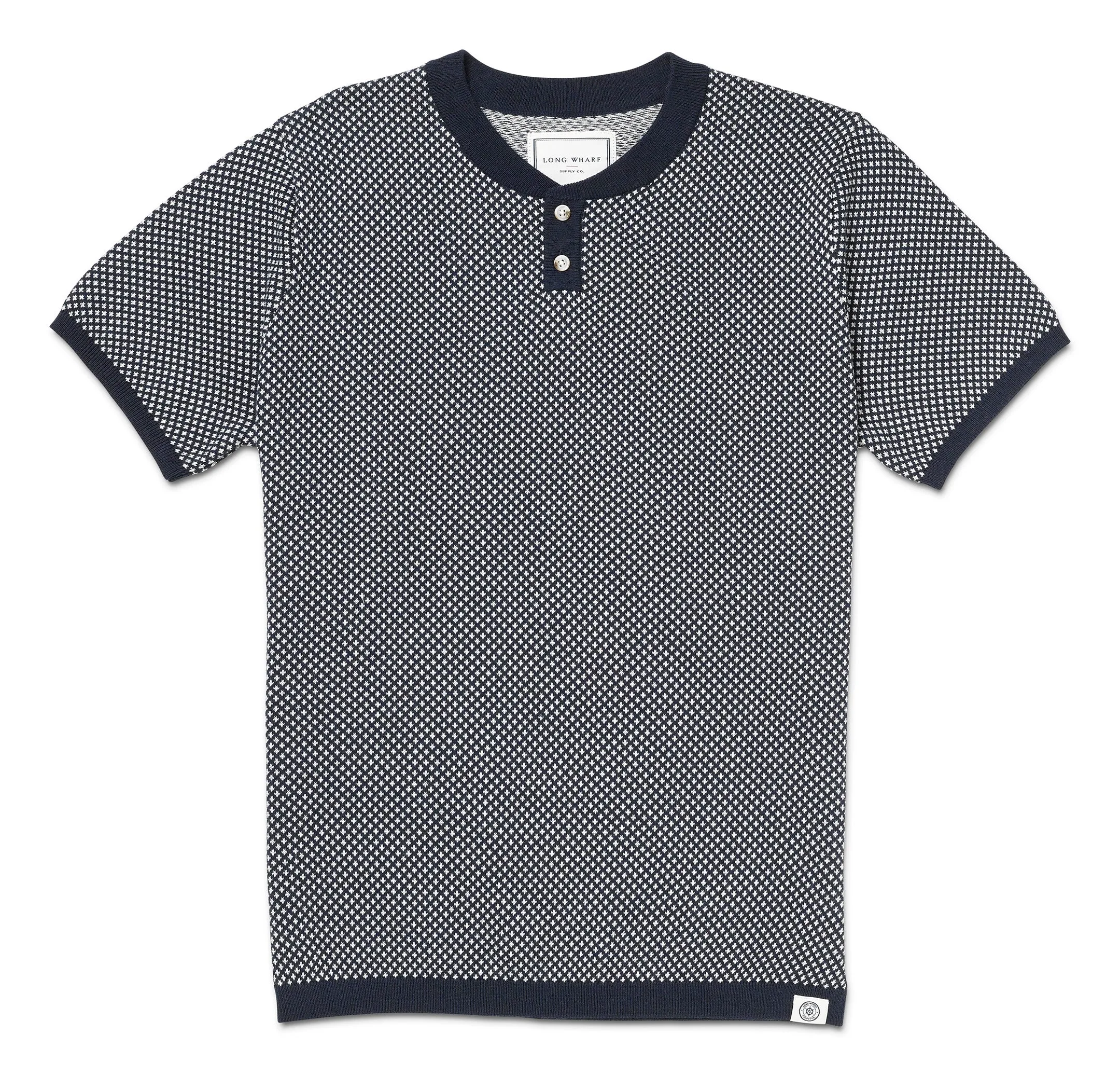 Edgartown Seawell Knit Henley T-Shirt