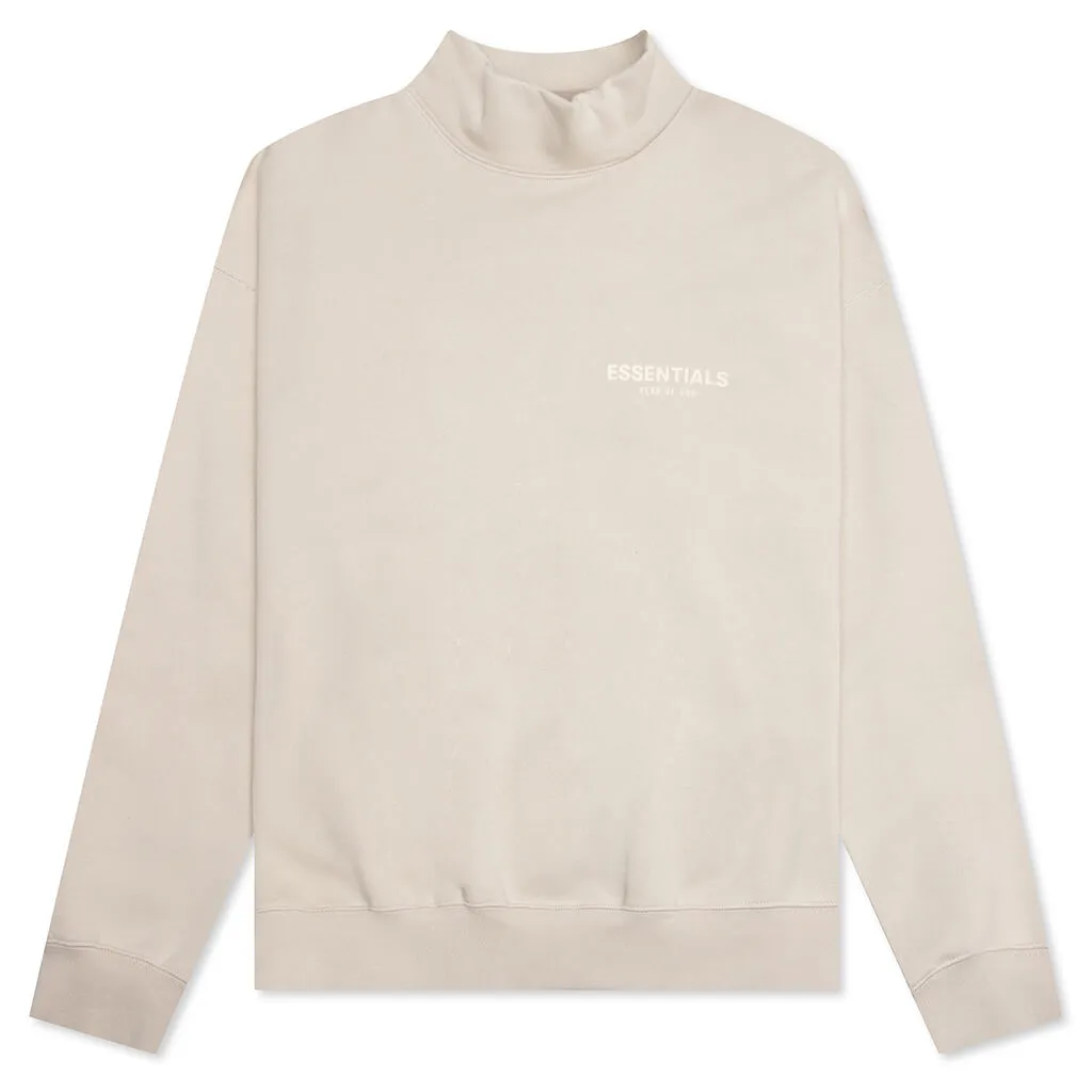 Essentials Mockneck - Wheat